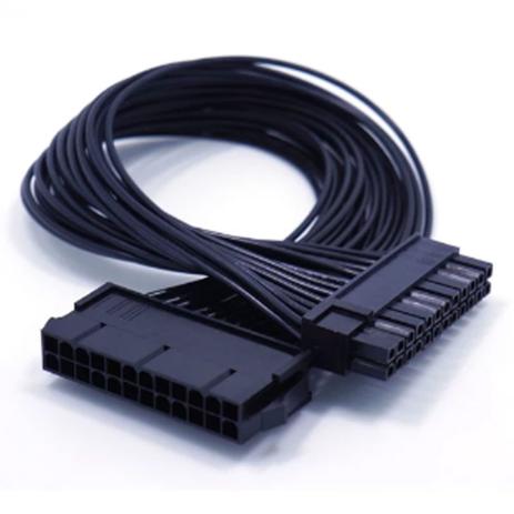 Cabo Adaptador Extensão Energia 24 Pinos Macho X Fêmea Preto - Implastech Menor preço em Cabo Adaptador Extensão Energia 24 Pinos Macho X Fêmea Preto - Implastech