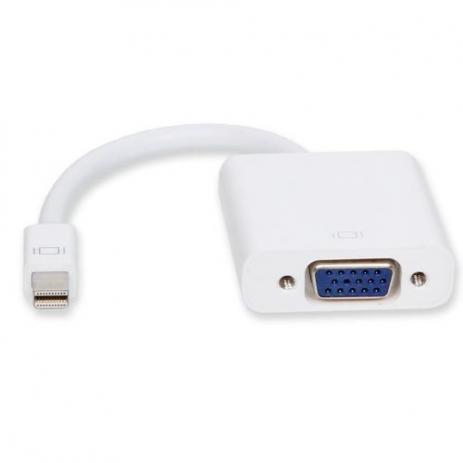 Cabo adaptador mini displayport p/ vga - (oem) Menor preço em Cabo adaptador mini displayport p/ vga - (oem)