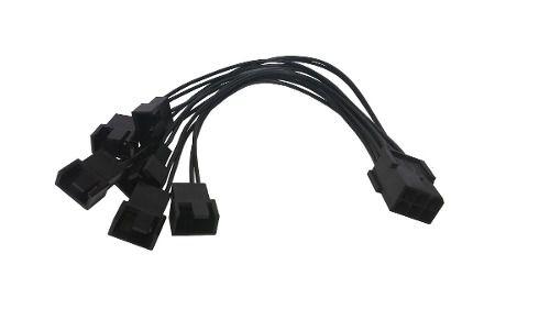 Cabo Adaptador Multi-fan Para 6 Coolers Fans 6x 4 Pinos +12v - Henon informática Menor preço em Cabo Adaptador Multi-fan Para 6 Coolers Fans 6x 4 Pinos +12v - Henon informática
