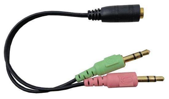 Cabo Adaptador P3 Fêmea para 2 P2 Macho 3,5mm - Fone e Microfone para Headset - Diversos é boa?