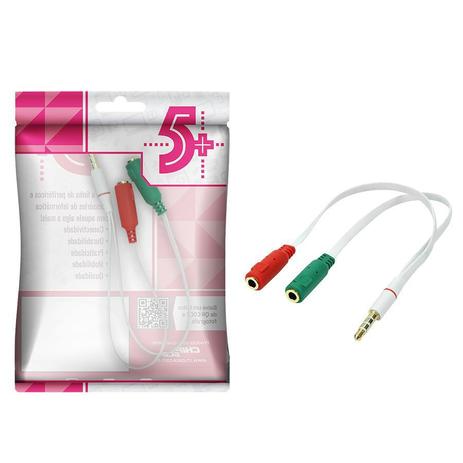 CABO ADAPTADOR P3 MACHO X 2 J2 p/ HEADFONE - Chipsce Menor preço em CABO ADAPTADOR P3 MACHO X 2 J2 p/ HEADFONE - Chipsce