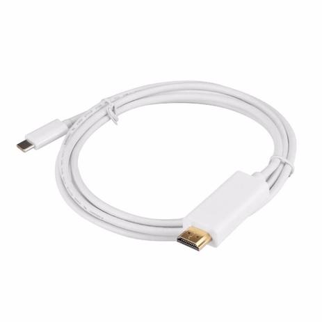 Cabo Adaptador Thunderbolt 3.0 USB-C x HDMI Macho 1.8M - Verde Menor preço em Cabo Adaptador Thunderbolt 3.0 USB-C x HDMI Macho 1.8M - Verde