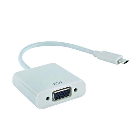 Cabo Adaptador USB C Macho X VGA Femea - Vitrine Menor preço em Cabo Adaptador USB C Macho X VGA Femea - Vitrine