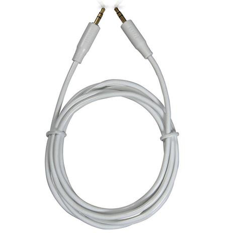 Cabo Auxiliar Branco P2 x P2 P2 Macho 1,50m Lelong - Leong Menor preço em Cabo Auxiliar Branco P2 x P2 P2 Macho 1,50m Lelong - Leong