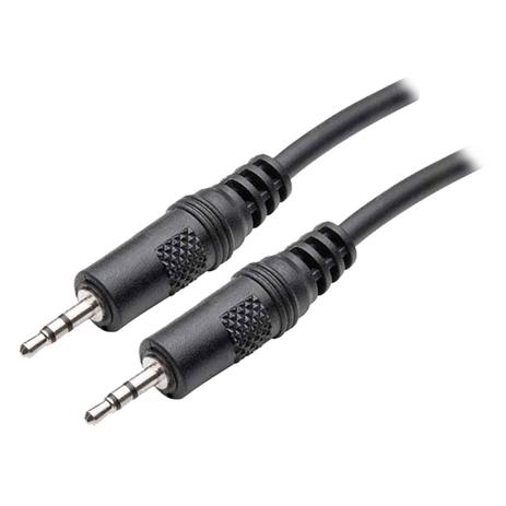 Cabo Auxiliar de Audio P2 x P2 Preto 1,5 Metros - Genérico Menor preço em Cabo Auxiliar de Audio P2 x P2 Preto 1,5 Metros - Genérico