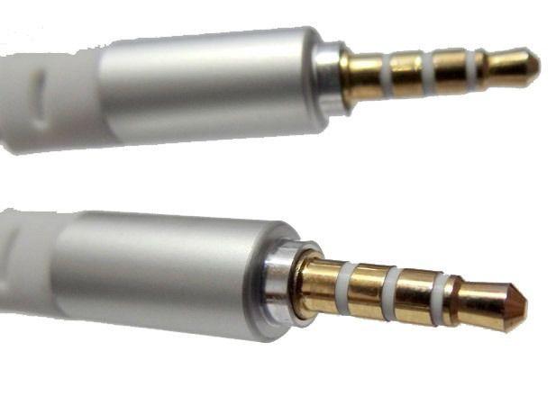 Cabo Auxiliar P2 x P2 3.5mm Banhado Ouro Iphone Carro Galaxy - Wei tus Menor preço em Cabo Auxiliar P2 x P2 3.5mm Banhado Ouro Iphone Carro Galaxy - Wei tus