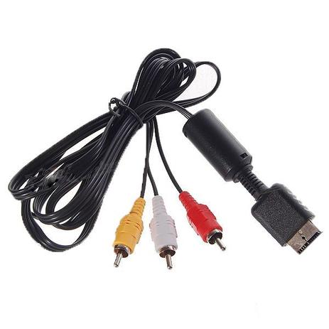Cabo AV / RCA Audio e Video para Playstation PS1/PS2/PS3 - Xd Menor preço em Cabo AV / RCA Audio e Video para Playstation PS1/PS2/PS3 - Xd