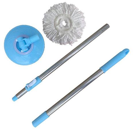 Cabo Avulso Para Spin Mop Esfregão Perfect Urban Com 1 Refil Extra - Vendasshop utensilios de limpeza Menor preço em Cabo Avulso Para Spin Mop Esfregão Perfect Urban Com 1 Refil Extra - Vendasshop utensilios de limpeza