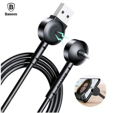 Cabo Baseus Reforçado Emborrachado Magnético Iphone 100 Cm Menor preço em Cabo Baseus Reforçado Emborrachado Magnético Iphone 100 Cm