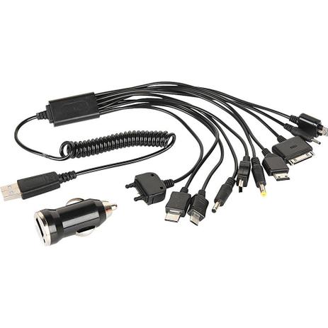 Cabo Carga Fácil 10 em 1 + Carregador Veicular 3722 Luxcar é boa?