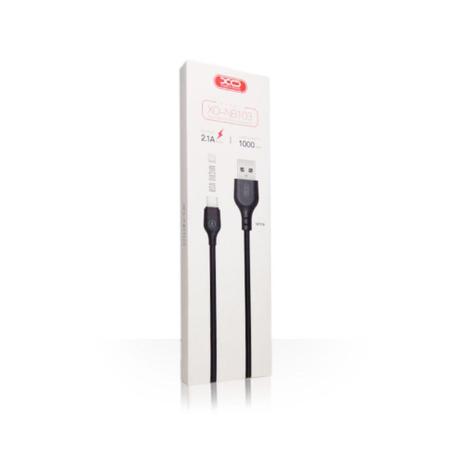 Cabo Carregador Micro USB - V8 Turbo 2.1A 1m Branco DCO XO-NB103 Menor preço em Cabo Carregador Micro USB - V8 Turbo 2.1A 1m Branco DCO XO-NB103