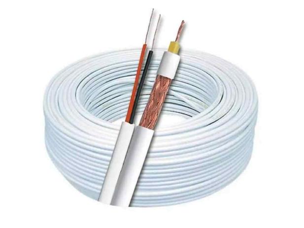 Cabo Coaxial Bipolar com 80 De Malha Para Utilização Na Ligação De Câmeras de Segurança - Frapa Menor preço em Cabo Coaxial Bipolar com 80 De Malha Para Utilização Na Ligação De Câmeras de Segurança - Frapa