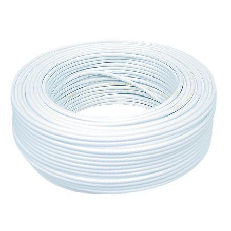 Cabo coaxial cabletech rgc59 40 malha 75r branco 100m Menor preço em Cabo coaxial cabletech rgc59 40 malha 75r branco 100m