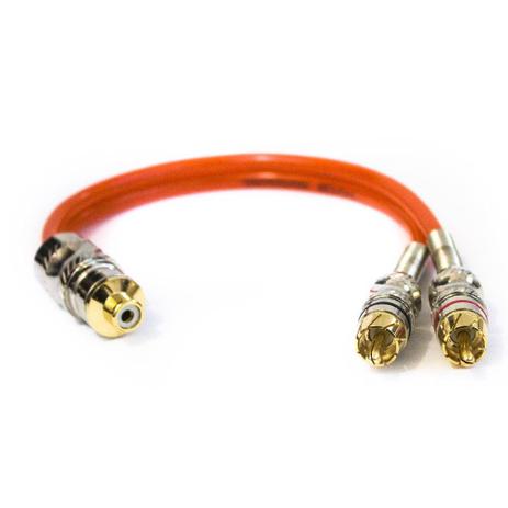 Cabo Coaxial RCA 2M + 1F Linha Profissional - Kx3 Menor preço em Cabo Coaxial RCA 2M + 1F Linha Profissional - Kx3