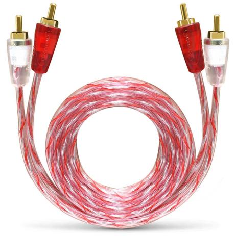 Cabo Coaxial RCA Stetsom Série Bronze 1 Metro Vermelho e Branco Banhado a Ouro Menor preço em Cabo Coaxial RCA Stetsom Série Bronze 1 Metro Vermelho e Branco Banhado a Ouro