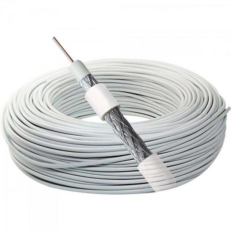 Cabo Coaxial RG6 67 BOB BR MEGATRON Menor preço em Cabo Coaxial RG6 67 BOB BR MEGATRON