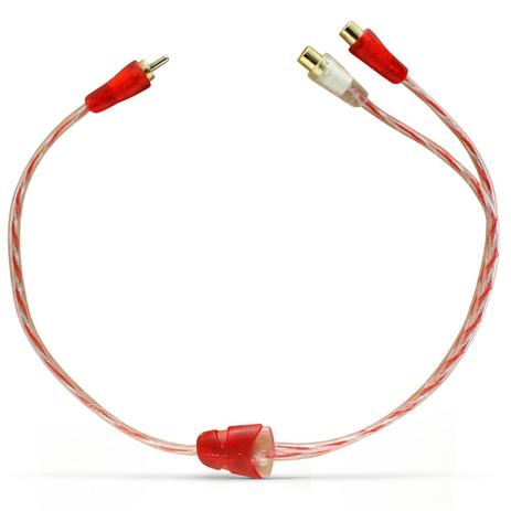 Cabo Coaxial Y RCA Stetsom Série Bronze 1 Macho 2 Fêmeas 40cm Vermelho e Branco Banhado Ouro Menor preço em Cabo Coaxial Y RCA Stetsom Série Bronze 1 Macho 2 Fêmeas 40cm Vermelho e Branco Banhado Ouro