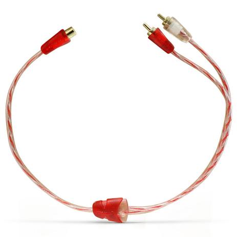 Cabo Coaxial Y RCA Stetsom Série Bronze 2 Machos 1 Fêmea 40 cm Vermelho e Branco Menor preço em Cabo Coaxial Y RCA Stetsom Série Bronze 2 Machos 1 Fêmea 40 cm Vermelho e Branco