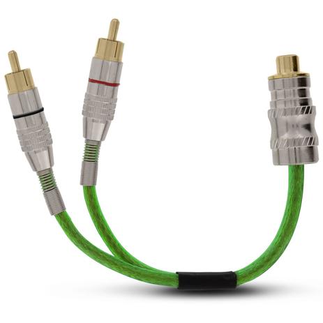 Cabo Coaxial Y TechNoise Series 400 Pro 2M 1F 5mm 20cm Verde Menor preço em Cabo Coaxial Y TechNoise Series 400 Pro 2M 1F 5mm 20cm Verde