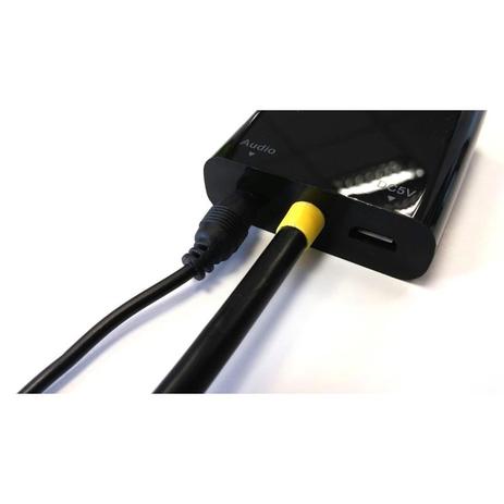 Cabo Conversor HDMI Macho x VGA Femea C- Cabo de Áudio P2 Estéreo - Wincabos Menor preço em Cabo Conversor HDMI Macho x VGA Femea C- Cabo de Áudio P2 Estéreo - Wincabos