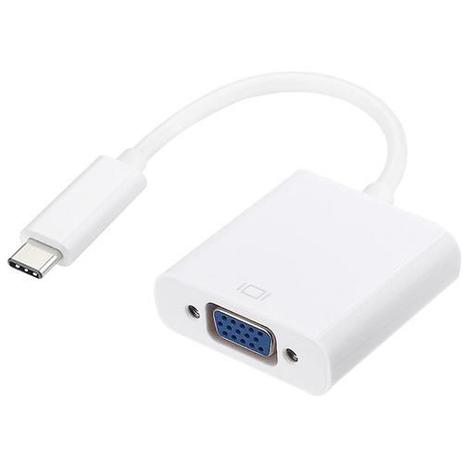 Cabo conversor usb tipo c 3.1 macho para vga fêmea - Storm Menor preço em Cabo conversor usb tipo c 3.1 macho para vga fêmea - Storm
