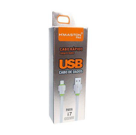 Cabo dados Hmaston MICRO Emborrachado 04i branco. - Hmaston Menor preço em Cabo dados Hmaston MICRO Emborrachado 04i branco. - Hmaston