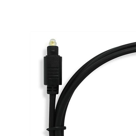 Cabo De Áudio Toslink Óptico Preto 2m - CP-20 - Dmix Menor preço em Cabo De Áudio Toslink Óptico Preto 2m - CP-20 - Dmix