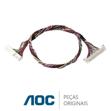 Cabo de Conexão da Placa Principal com a Placa T-Con TV AOC LE32D1352 Menor preço em Cabo de Conexão da Placa Principal com a Placa T-Con TV AOC LE32D1352