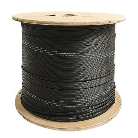 Cabo de Fibra Óptica Evus Standard Drop Flat 2km FTTH 1FO G657A Menor preço em Cabo de Fibra Óptica Evus Standard Drop Flat 2km FTTH 1FO G657A