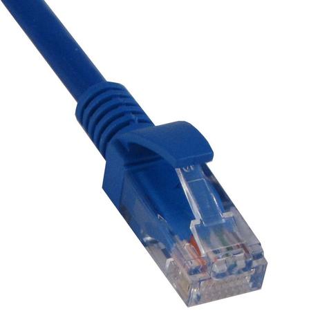 Cabo de Rede Cat5e com RJ45 5 Metros Azul Microbon CRC0505 Menor preço em Cabo de Rede Cat5e com RJ45 5 Metros Azul Microbon CRC0505