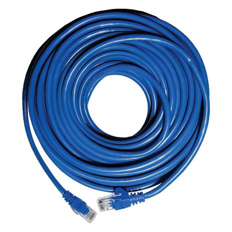 Cabo De Rede CAT5E Patch Cord Utp 30M 26AWG Azul Seccon Menor preço em Cabo De Rede CAT5E Patch Cord Utp 30M 26AWG Azul Seccon