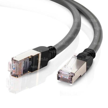 Cabo De Rede Conector Aluminio RJ45 Blindado CAT5E 2M - Dmix Menor preço em Cabo De Rede Conector Aluminio RJ45 Blindado CAT5E 2M - Dmix
