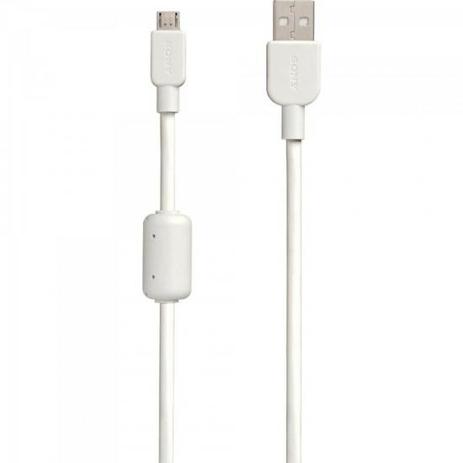 Cabo de Transferência e Carregamento Micro USB CP-AB150 1,5m Branco SONY - 102 Menor preço em Cabo de Transferência e Carregamento Micro USB CP-AB150 1,5m Branco SONY - 102