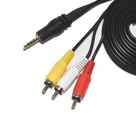 Cabo Digital Center P2 x 3 RCA 1.80 Mt - Ditgital center Menor preço em Cabo Digital Center P2 x 3 RCA 1.80 Mt - Ditgital center