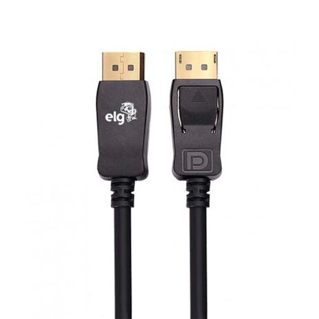 Cabo DisplayPort ELG 8K Ultra HD, 2 Metros - DP1420 Menor preço em Cabo DisplayPort ELG 8K Ultra HD, 2 Metros - DP1420