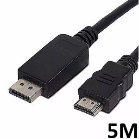 Cabo Displayport Para Hdmi 5m Blindado Cabo Dp Hdmi 5 Metros - Hdmatters Menor preço em Cabo Displayport Para Hdmi 5m Blindado Cabo Dp Hdmi 5 Metros - Hdmatters
