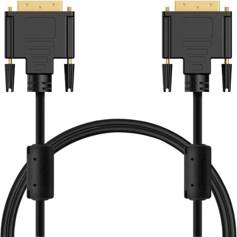 Cabo DVI-D x DVI-D Macho DVI x DVI Professional Banhado Ouro - 2 Metros - Mbtech Menor preço em Cabo DVI-D x DVI-D Macho DVI x DVI Professional Banhado Ouro - 2 Metros - Mbtech