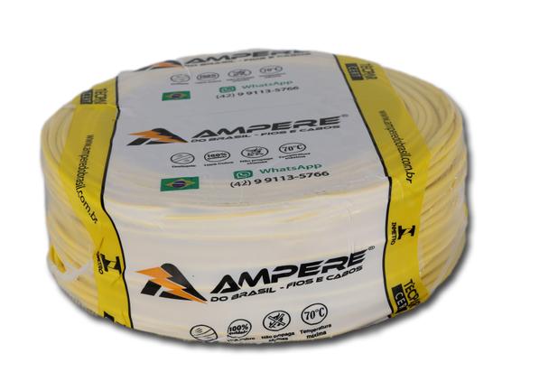 Cabo Elétrico Flexível 1,5mm - Cor Amarelo (100 metros) - Ampére do brasil Menor preço em Cabo Elétrico Flexível 1,5mm - Cor Amarelo (100 metros) - Ampére do brasil