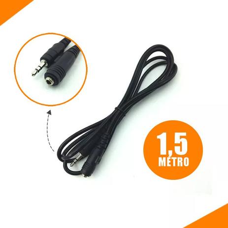Cabo Extensão P2 Macho X P2 Fêmea De 1,50 Metros - Dh-shop Menor preço em Cabo Extensão P2 Macho X P2 Fêmea De 1,50 Metros - Dh-shop