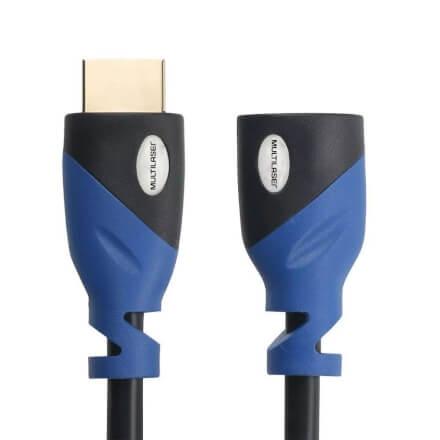 Cabo Extensor HDMI 2.0 1,8 metros - Multilaser Menor preço em Cabo Extensor HDMI 2.0 1,8 metros - Multilaser