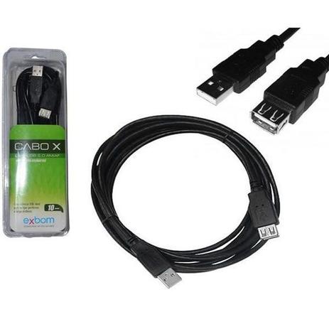 Cabo Extensor USB 2.0 AM AF 10 Metros - Exbom é boa?