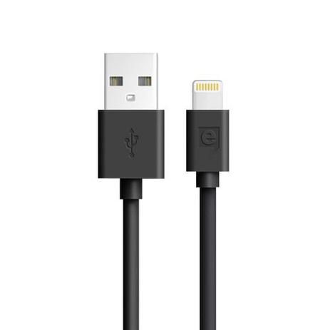 Cabo fashion lightning 1,2m preto easy mobile Menor preço em Cabo fashion lightning 1,2m preto easy mobile