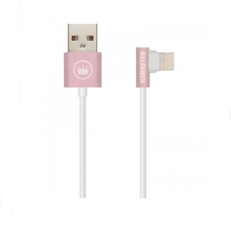 Cabo Fast Charge Rapido iPhone Lightning Rosa - Kimaster Menor preço em Cabo Fast Charge Rapido iPhone Lightning Rosa - Kimaster