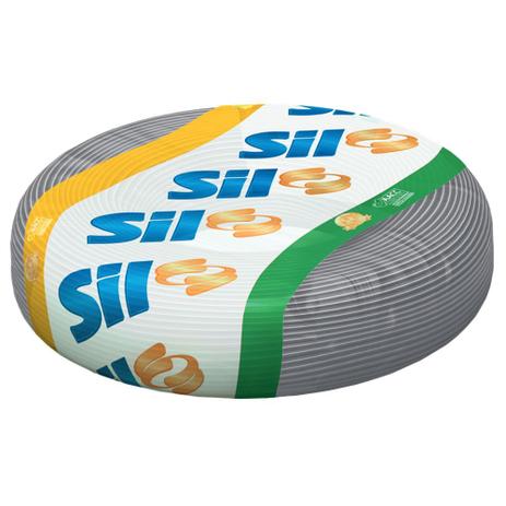 Cabo Fio Afumex Flexivel 2,5mm 750v Rolo 100 Metros Cinza Sil Menor preço em Cabo Fio Afumex Flexivel 2,5mm 750v Rolo 100 Metros Cinza Sil