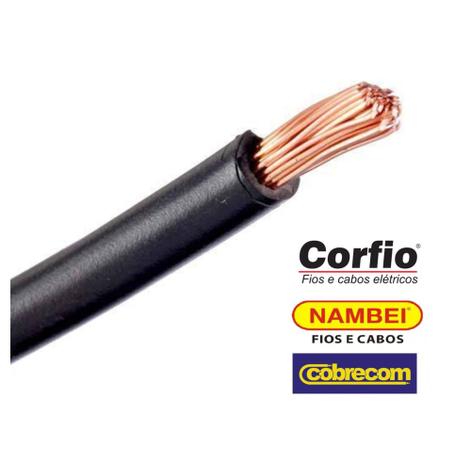 CABO FLEX 750V 2,5 PRETO- ROLO C/ 100M - RL com 100 MT - CORFIO, COBRECOM, NAMBEI Menor preço em CABO FLEX 750V 2,5 PRETO- ROLO C/ 100M - RL com 100 MT - CORFIO, COBRECOM, NAMBEI