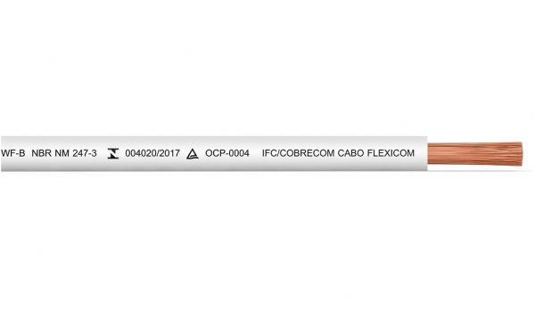 Cabo flexicom antichama 450/750v 4mm² branco rolo 100mts - cobrecom é ruim? Cabo flexicom antichama 450/750v 4mm² branco rolo 100mts - cobrecom é boa?