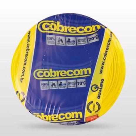 Cabo Flexível 1,5mm 50M Amarelo Cobrecom Menor preço em Cabo Flexível 1,5mm 50M Amarelo Cobrecom