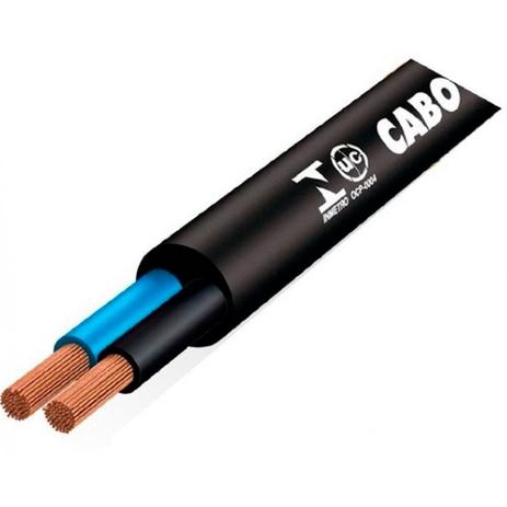 Cabo Flexível 2X1,5mm 10m Preto Elotrica Menor preço em Cabo Flexível 2X1,5mm 10m Preto Elotrica