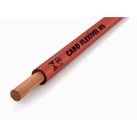 Cabo Flexível 4mm 50M Vermelho Sil Menor preço em Cabo Flexível 4mm 50M Vermelho Sil