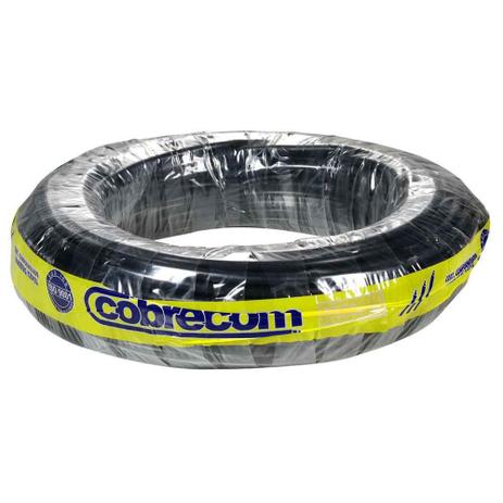 Cabo Flexível com até 750V PP 2x1,5mm 50 preto metros Cobrecom Menor preço em Cabo Flexível com até 750V PP 2x1,5mm 50 preto metros Cobrecom